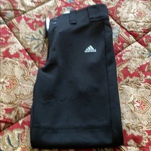 Adidas boys baseball pants black size S